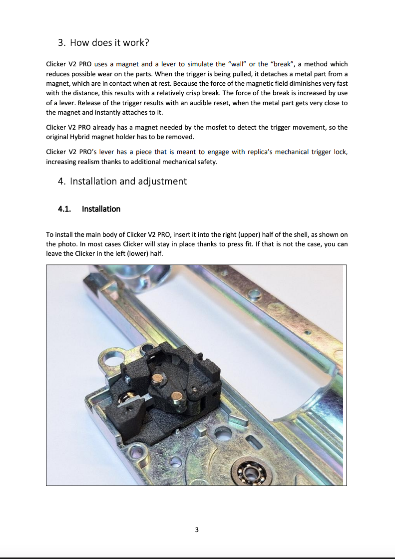 Perun Clicker PRO - For V2 Hybrid Mosfet