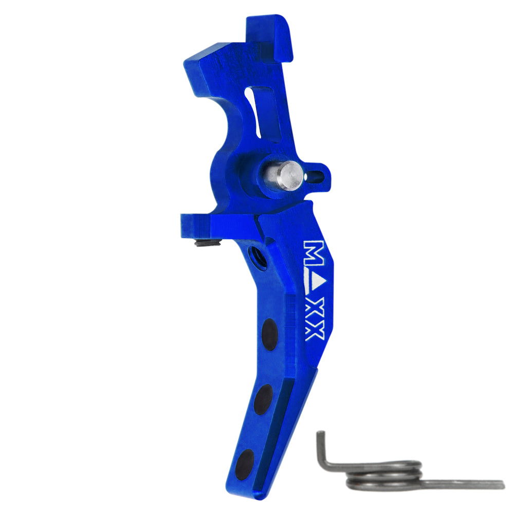 Maxx Model CNC Aluminum Advanced Speed Trigger (Style C) (Blue)