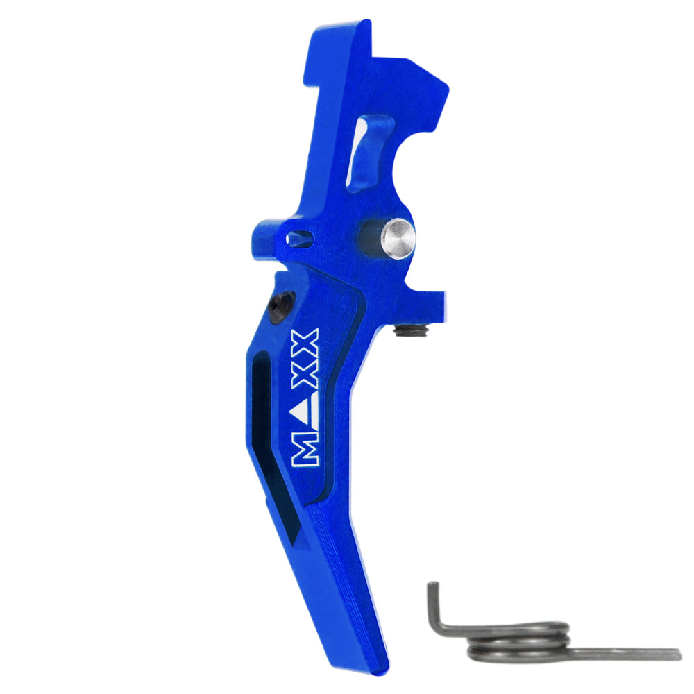 Maxx Model CNC Aluminum Advanced Speed Trigger (Style C) (Blue)