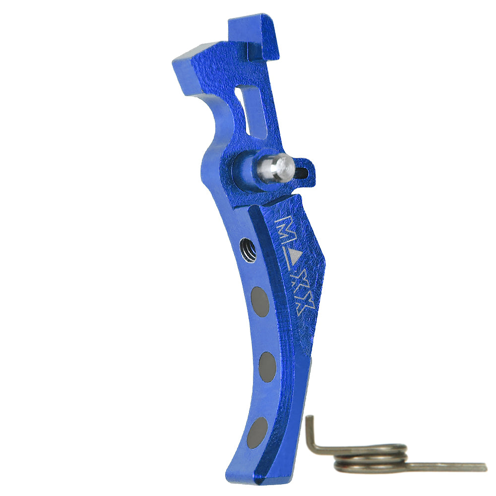 Maxx Model CNC Aluminum Advanced Trigger (Style D) (Blue)