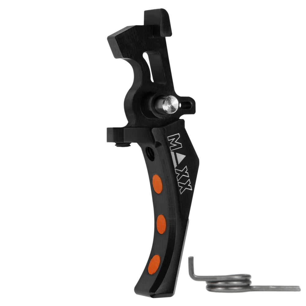 Maxx Model CNC Aluminum Advanced Speed Trigger (Style D) (Black)