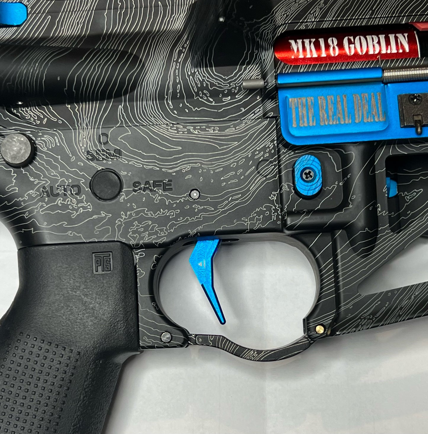 Maxx Model CNC Advanced Trigger Style B Blue