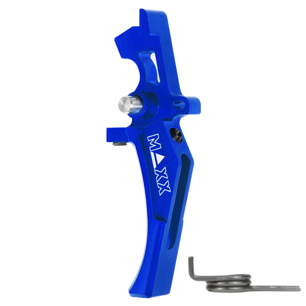 Maxx Model CNC Aluminum Advanced Trigger (Style D) (Blue)