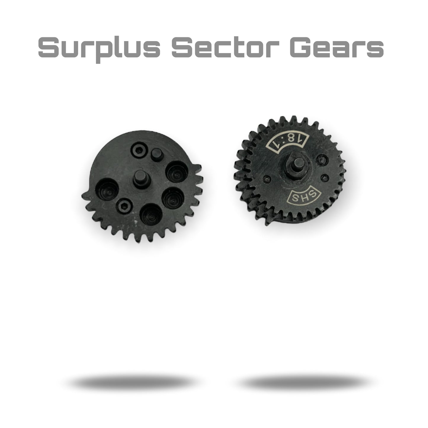 Surplus 18:1 Sector Gears