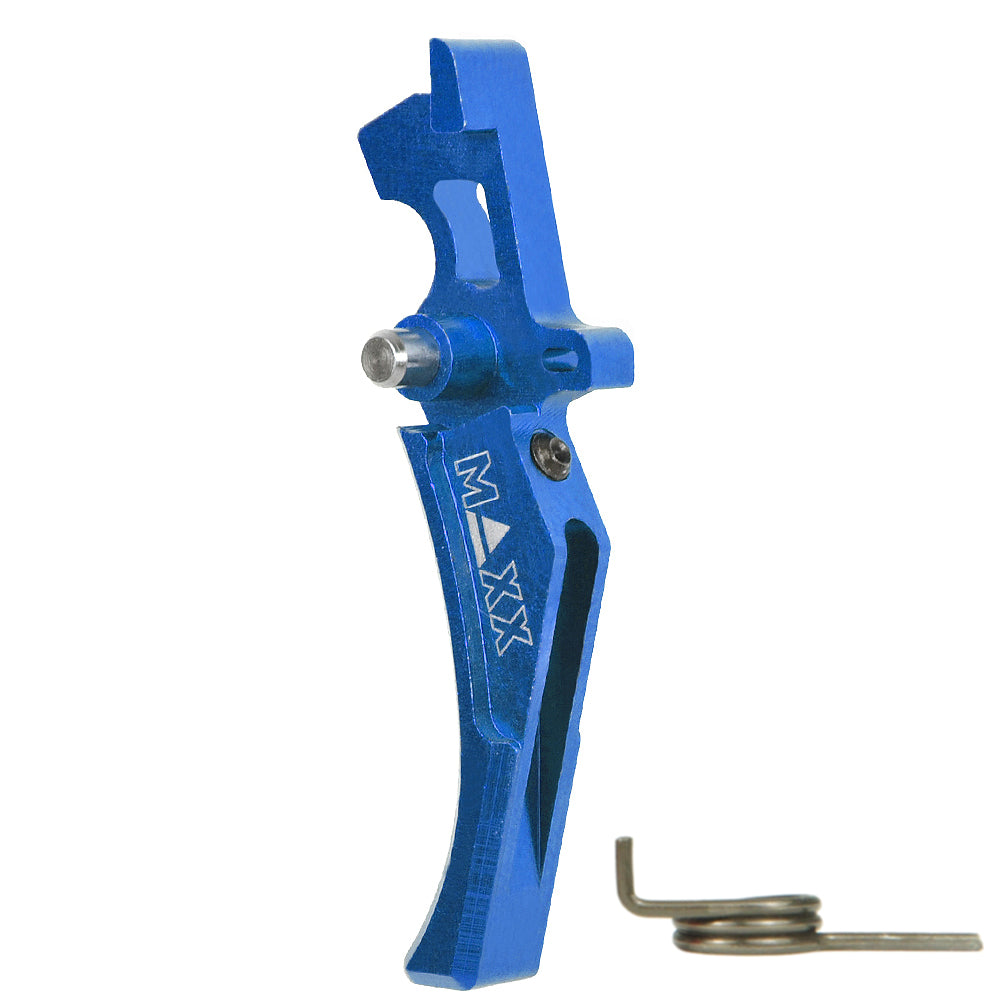 Maxx Model CNC Aluminum Advanced Trigger (Style D) (Blue)